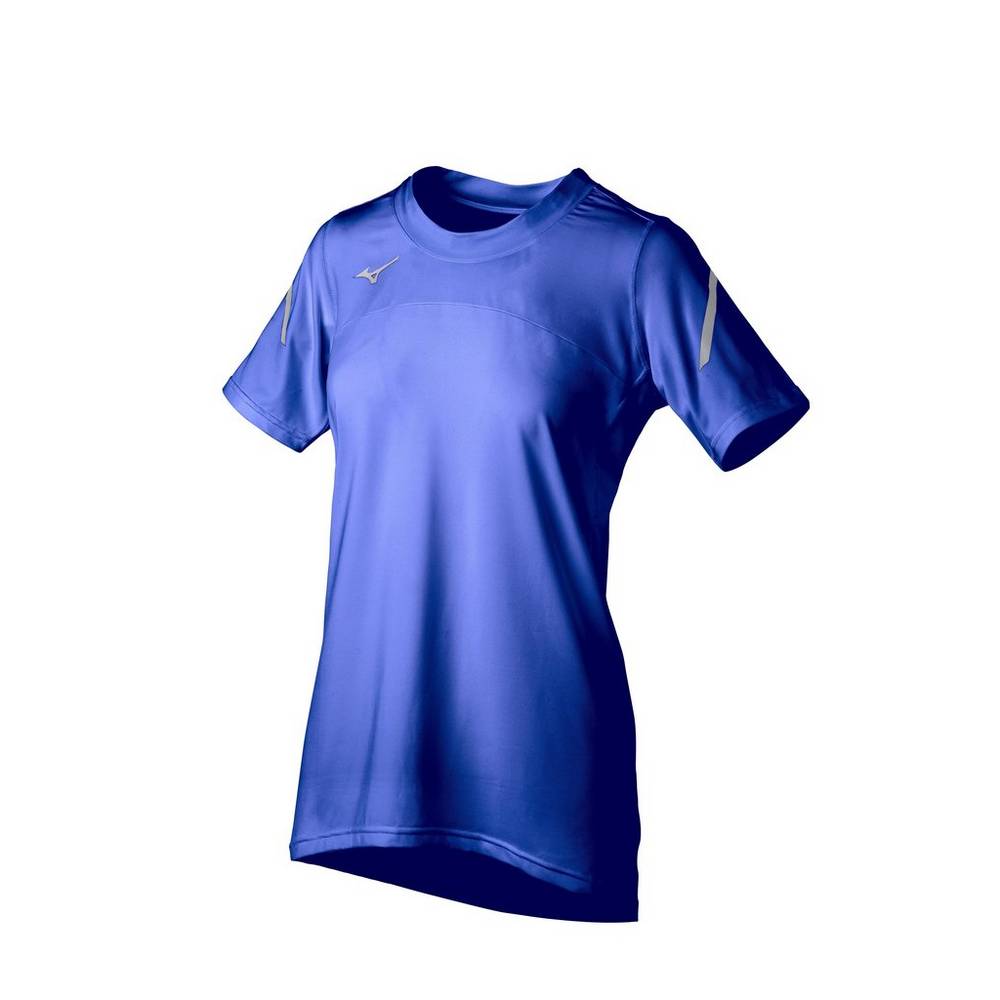 Jersey Mizuno Techno VII Short Sleeve Para Mujer Azul Rey 0541763-SC
